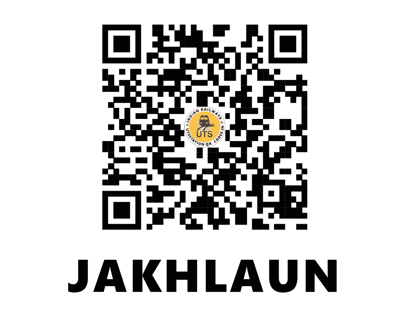 UTS QR Code for JAKHLAUN - JLN - NC (UTTAR PRADESH)
